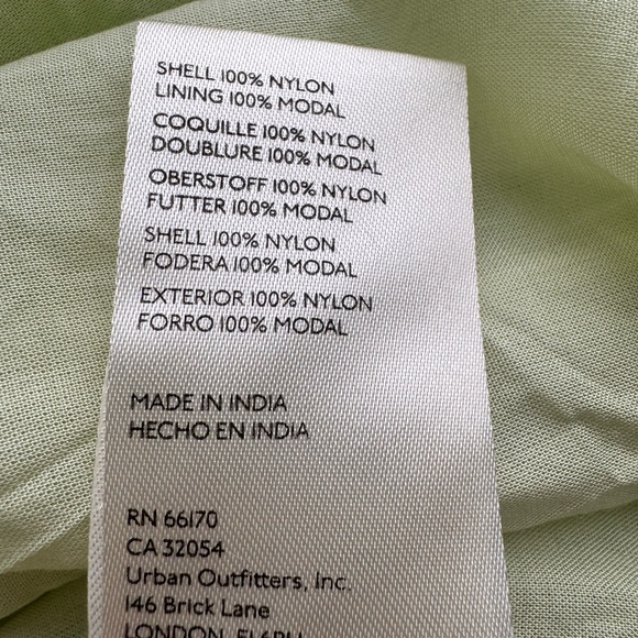 Anthropologie Lime Green Ruffle Tulle Midi Skirt Large Romantic Cottagecore - Picture 6 of 9